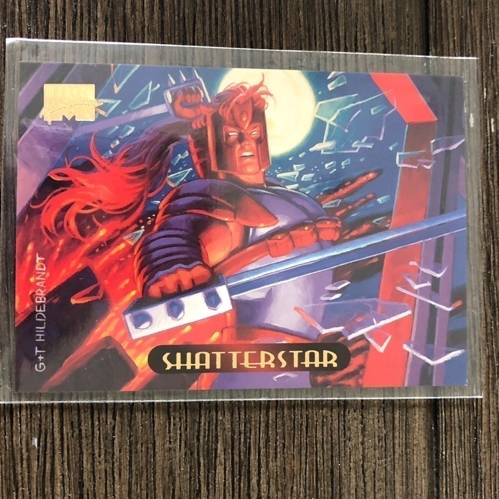 ’94 Marvel Masterpieces trading card: Shatterstar #107